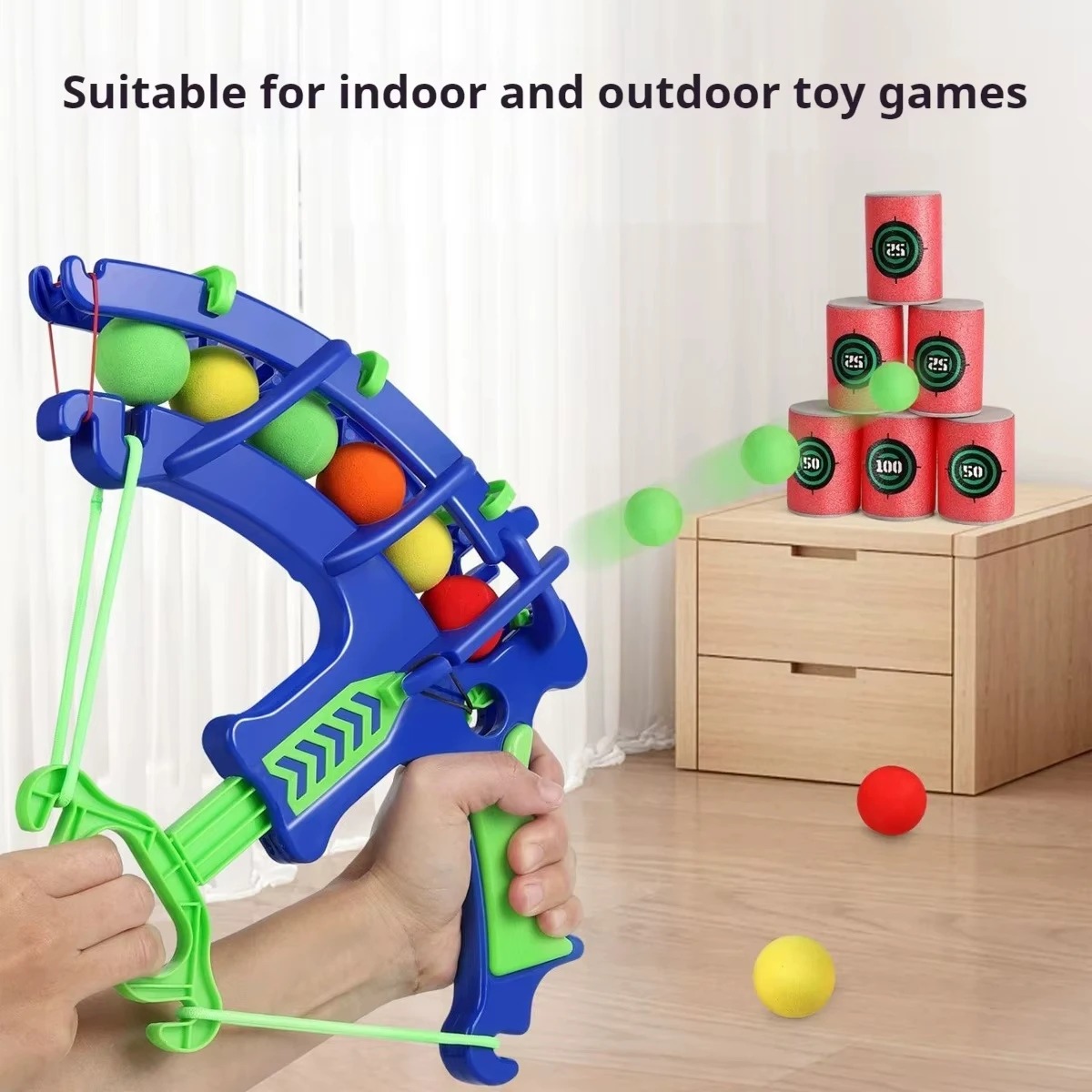 Outdoor Adventure Game - Throw Sport Slingshot Target Bubble Gun