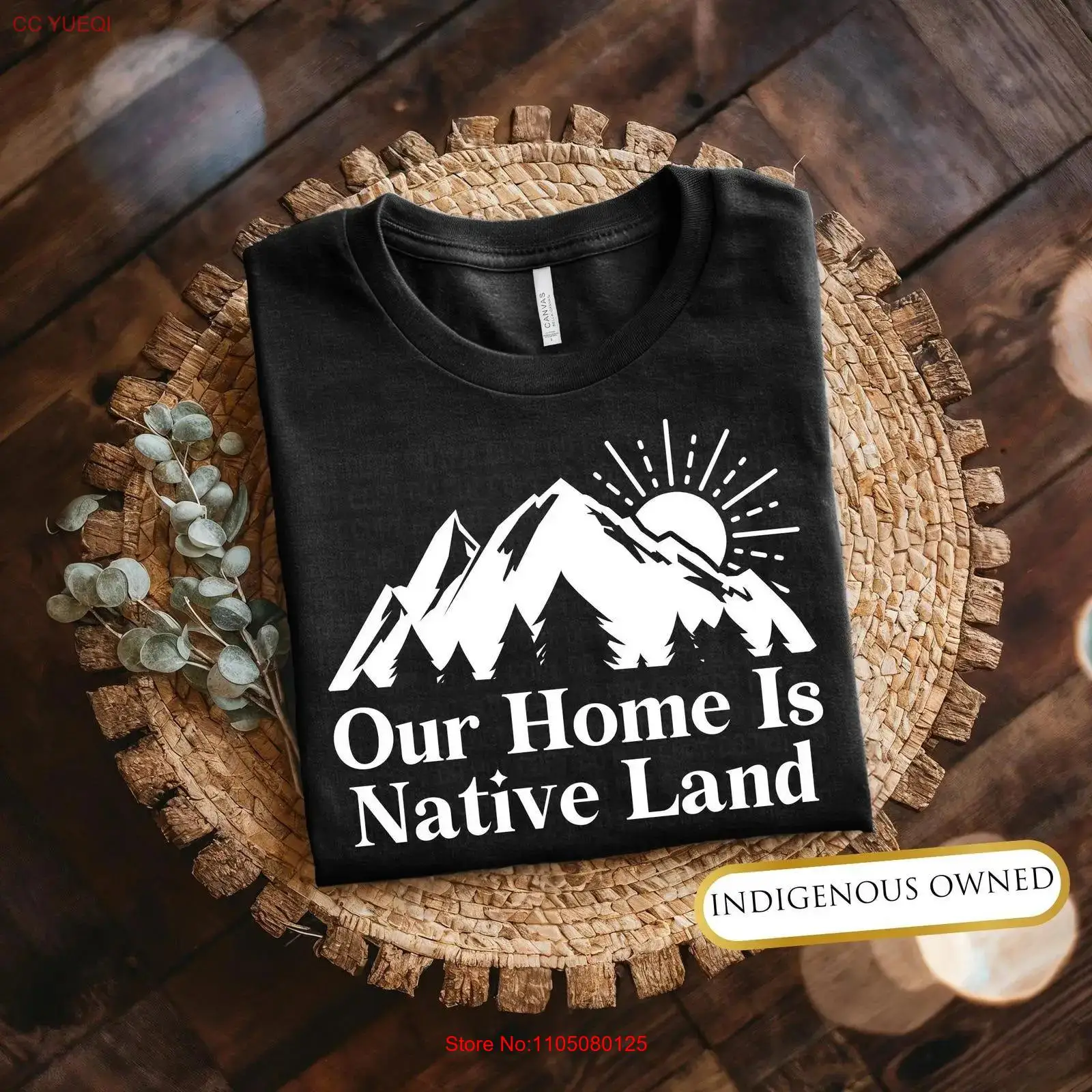Our Home Is Native Land T Shir - Outdoor Adventure Wear recension och pris