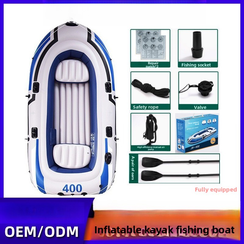 Heavy Duty 2-3 Person Inflatab - Outdoor Adventure Kayak recension och pris