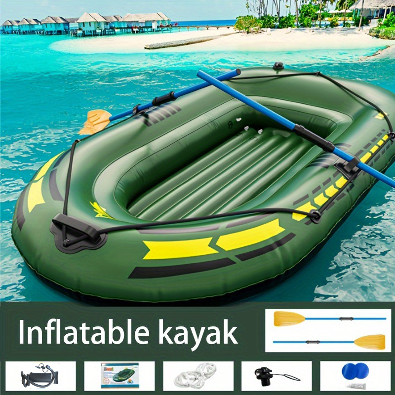 Heavy Duty 2-3 Person Inflatab - Outdoor Adventure Kayak recension och pris