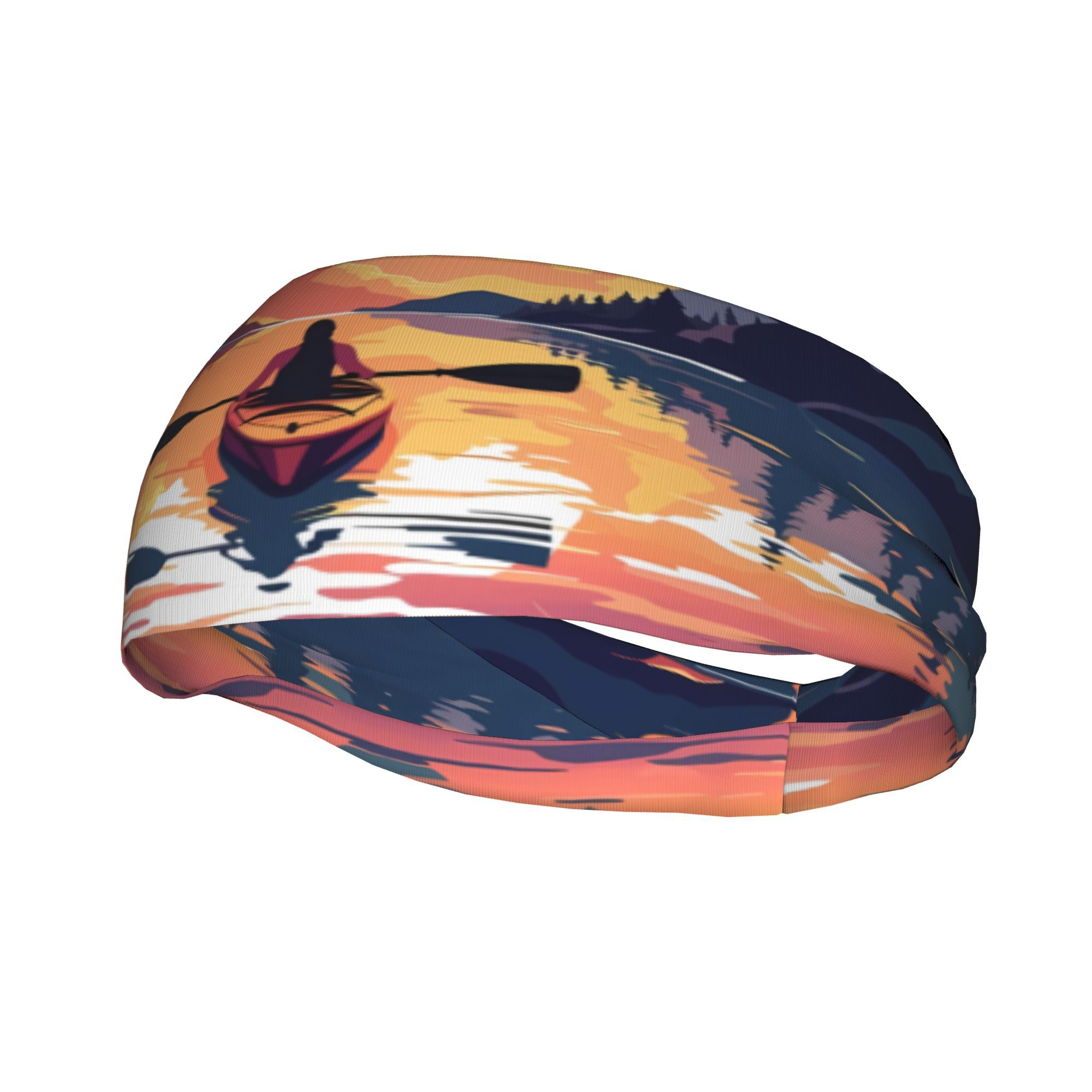 Kayak Sunset Print Headband Wa - Outdoor Adventure Kayak recension och pris