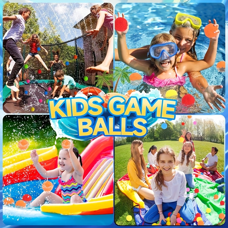 12/30/60Pcs Reusable Water Bal - Outdoor Adventure Game recension och pris