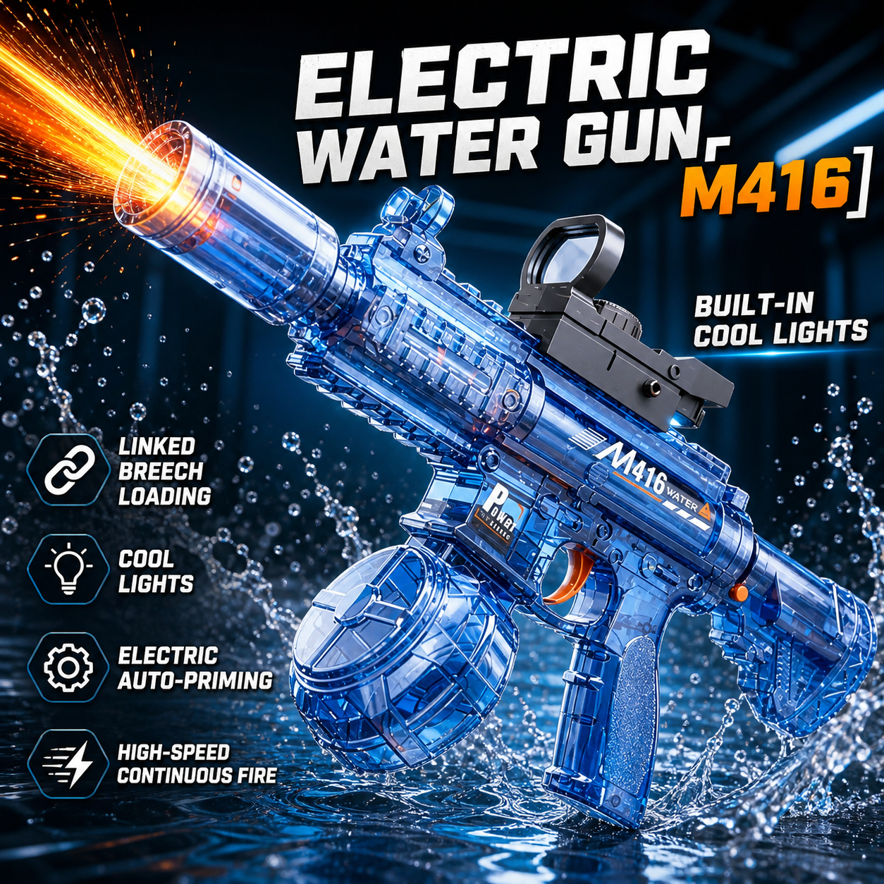 Electric Water Gun Simulation  - Outdoor Adventure Game recension och pris