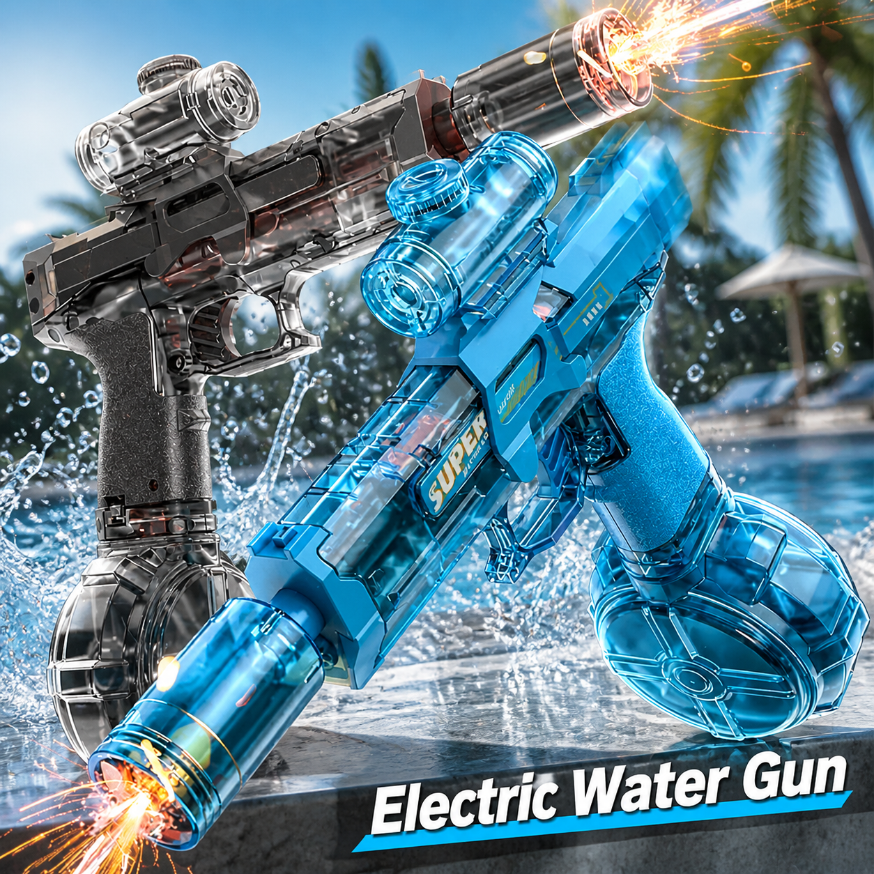 Electric Water Gun Simulation  - Outdoor Adventure Game recension och pris